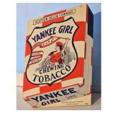 Yankee Girl Chewing Tobacco Cardboard Display