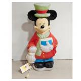 Vintage Mickey Mouse Blow Mold Christmas Decoratio