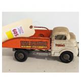 Vintage Toyland Garage Tow Truck Pressed Steel Toy