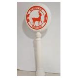 Vintage Reindeer Parking Sign with Pole