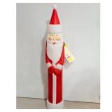 Vintage Blow Mold Santa Claus Christmas Decoration