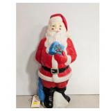 Vintage Blow Mold Santa Claus Christmas Yard Decor