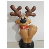 Vintage Blow Mold Reindeer Christmas Yard Decorati