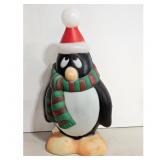 Vintage Penguin Christmas Blow Mold Light-Up Decor