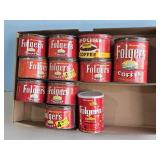 FOLGERS COFFEE TINS