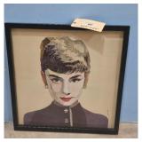 Audrey Hepburn Portrait Collage Art