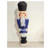 Vintage Nutcracker Blow Mold Christmas Decoration