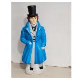 Vintage Christmas Caroler Blow Mold Light-Up Figur