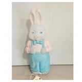 Vintage Easter Bunny Blow Mold Light Up Decoration