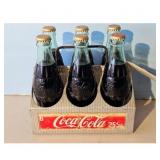 Vintage Coca-Cola 6 Bottle Cardboard Carrier with