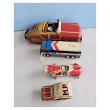 BUDDY L GREYHOUND BUS & TIN TOYS