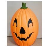 Vintage Blow Mold Jack-O-Lantern Halloween Decorat