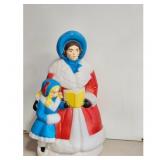 Vintage Blow Mold Christmas Carolers Figurine - Mo