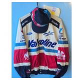 Vintage Valvoline Racing Jacket & Hat Autographed