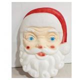 Vintage Blow Mold Santa Claus Face Christmas Decor