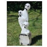 Halloween Ghost Family Tombstone Decor