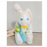 Vintage Easter Bunny Blow Mold with Eggs