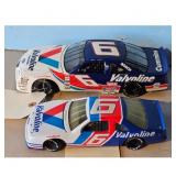 2 Valvoline NASCAR Diecast Stock Cars #6 & #9