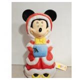 Vintage Disney Minnie Mouse Christmas Blow Mold Li
