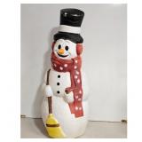 Vintage Light-Up Snowman Christmas Decor
