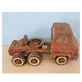 Vintage Tonka Pressed Steel Semi Truck Toy