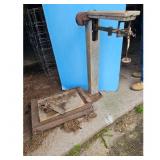 Vintage Industrial Platform Scale