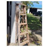 Vintage Wooden Step Ladder