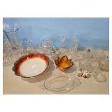 Vintage Glassware & Collectibles Lot - Shakers, Bo