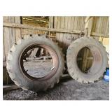 Lot of 2 Vintage Tractor Tires