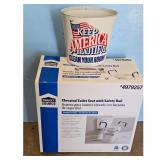 Project Source Elevated Toilet Seat with Safety Ra