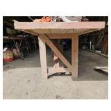 Rustic Wooden Farm Table