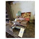 Vintage Tool Lot with Snowman Decorations
