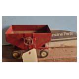 Vintage Red Metal Toy Wagon