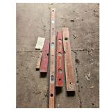 Lot of 5 Vintage Wooden Levels