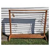 Wooden Clothes Rack Garment Display Stand