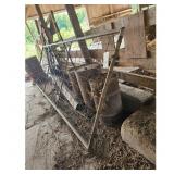12 ft & 15ft Galvanized Steel Farm Gates w/ Barrel