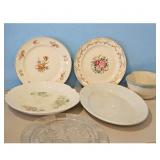Vintage Anthony Shaw Stone China Plates and Bowl S