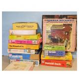 Vintage Jigsaw Puzzle Lot - Norman Rockwell, Donal