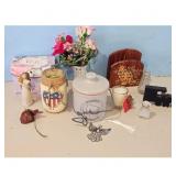 Willow Tree Angel Figurine, Mason Jar Candle Holde