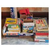 Assorted Board Games and Educational Toys Lot