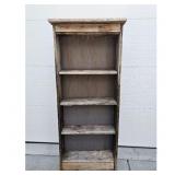 Rustic Reclaimed Wood Bookshelf Display Shelf