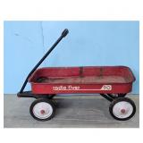 Vintage Radio Flyer Red Metal Wagon Model 90