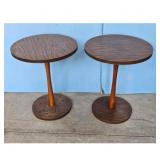 Pair of Mid-Century Modern Wood Side Tables
