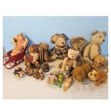 Collection of Vintage Stuffed Animals - Teddy Bear