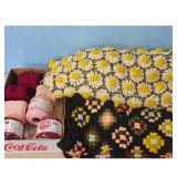 Vintage Crochet Daisy Blanket & Afaghans