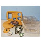 Longaberger Woodcrafts/Lids & Basket Liners Lot