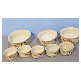 HLC Pottery Mixing Bowls -Jewel Tea Ramekins