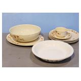 Hall China Autumn Leaf Dinnerware Set