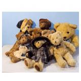 Several Assorted Teddy Boyd Bears and Stuffed Anim