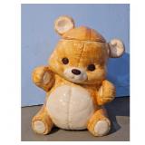 Vintage Teddy Bear Ceramic Cookie Jar